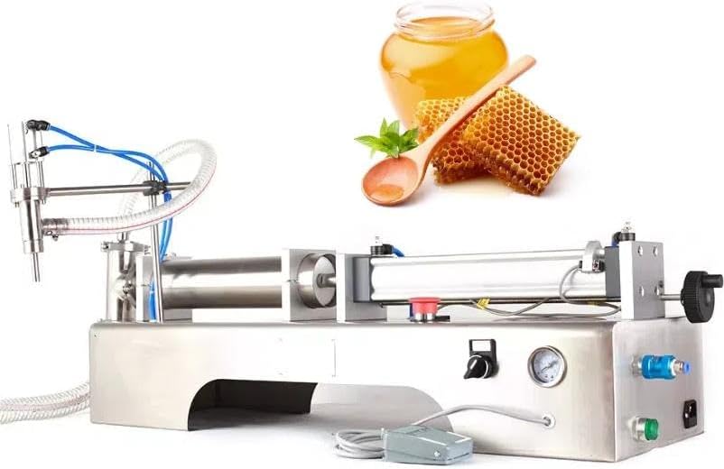 Taozhiyy Monitor, Pneumatischer Betrieb, 30 W, 304 rostfreier Stahl, Silber, Abfüllmaschine Pneumatische für Flüssigkeit/Paste