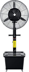 Robuster Ventilator, 40 l, Weiß, industrieller Stand, Hochleistungs-Boden mit 3 Geschwindigkeitsstufen und, verstellbarer Metallständer