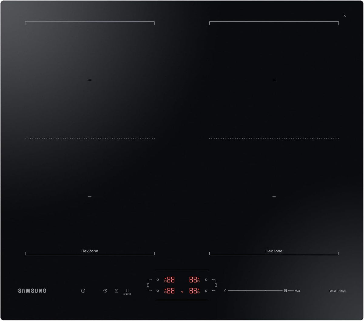 Samsung Kochfeld, 60 cm, Schwarz, NZ64B5066FK/U1 Induktions autark Dual Flex Zone