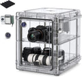 QYOEGSQ Luftentfeuchter, 26 L, 42 L, 58 L, 74 L, Weiß, / / /, klar sichtbar, Elektronischer mit Hygrometer, Luftfeuchtigkeit einstellbar