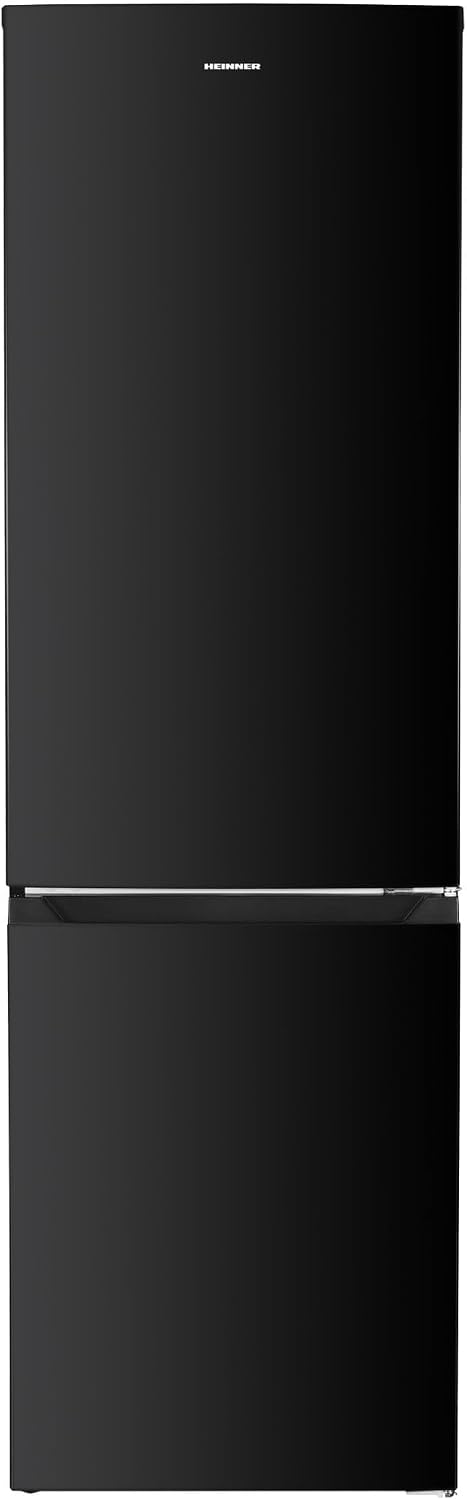 HEINNER Kühl-Gefrierkombination, 253 L, Schwarz, HCNF-HM253BKE++, Kühl-Gefrier-Kombination - Total No Frost - Energieklasse E