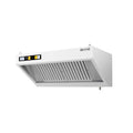 GGM Dunstabzugshaube, 1200 mm, Schwarz, Gastro Wandhaube mit Motor