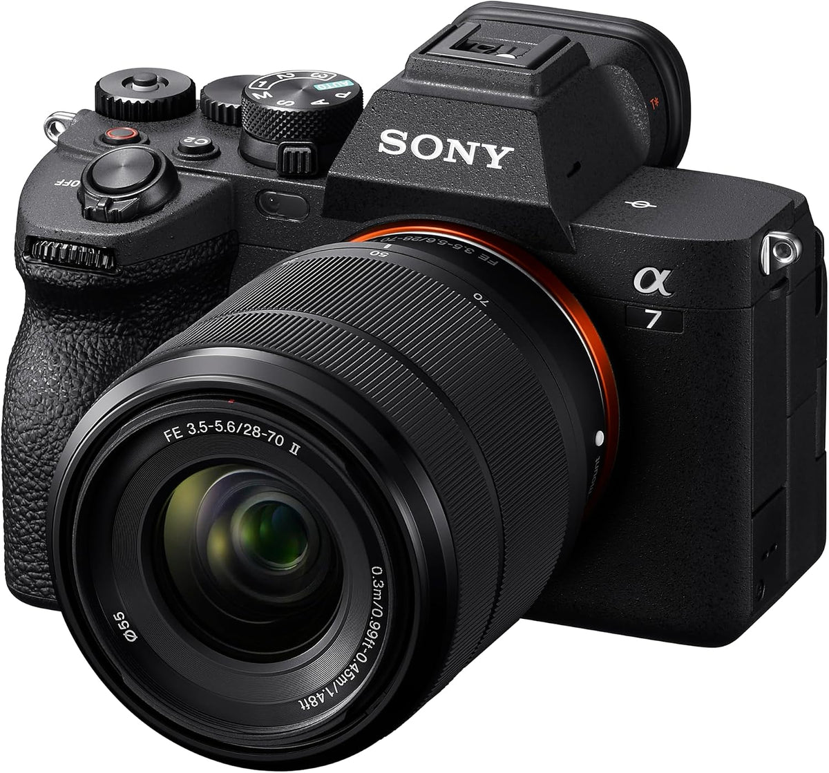Sony Systemkamera, 70 mm, Schwarz, Alpha 7 IV Vollformat mit 28, 33 MP