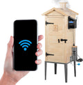 BROWIN rok zał. 1979 Outdoor-Grill, Braun, Elektrischer, modularer Holz-Smoker mit Wi-Fi dragON Wood 330346 IQ100