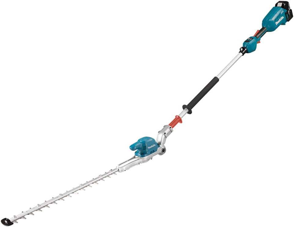 Makita Heckenschere, 5,0 Ah, 18 V, Blau/Silber/Schwarz, DUN500WRTE Li-ion LXT Brushless Pole Komplett mit 2 x Akkus