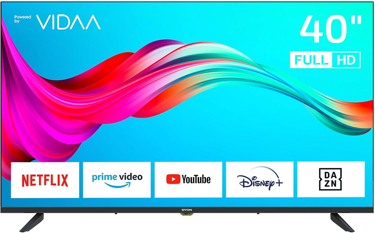 DYON Fernseher, 40 Zoll, Schwarz, Smart 40 VX-2 Full HD Smart