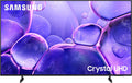 SAMSUNG Fernseher, 55 Zoll, Schwarz, Smart TV, TV Crystal UHD U8075F 4K Smart TV, unglaubliche Farben mit Crystal Processor 4K