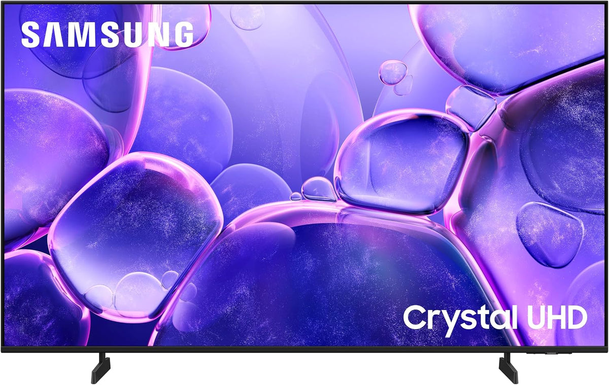 SAMSUNG Fernseher, 55 Zoll, Schwarz, Smart TV, TV Crystal UHD U8075F 4K Smart TV, unglaubliche Farben mit Crystal Processor 4K