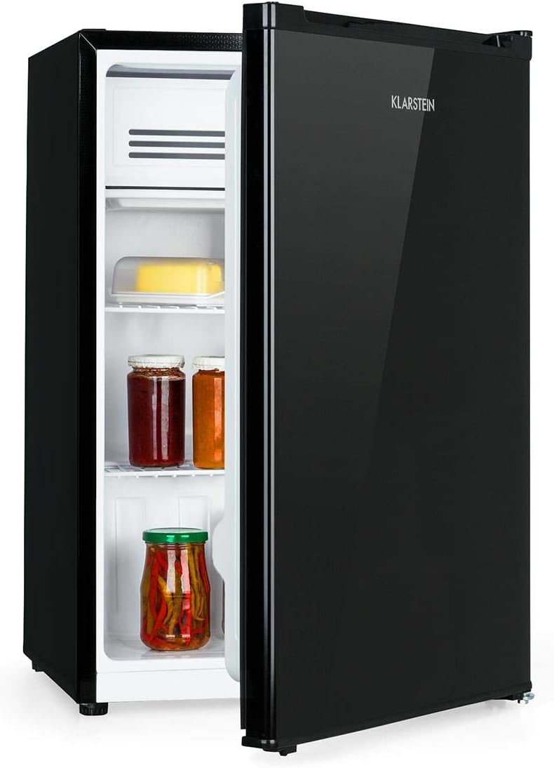 Klarstein Kühlschrank, 76 Liter, 4 Liter, 2 Liter, anthrazit, Delaware, Fassungsvermögen, 2 flexible Glasböden
