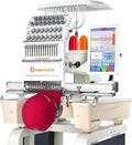 smartstitch Stickmaschinen, 51x36 cm, Schwarz, S-1501 Ultra Stickmaschine mit 15 Nadeln, 1200 SPM Max Geschwindigkeit