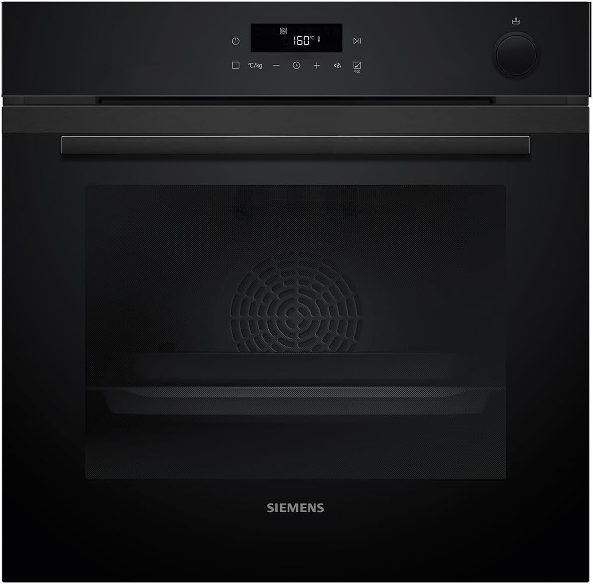Siemens Backofen, Schwarz/Silber
