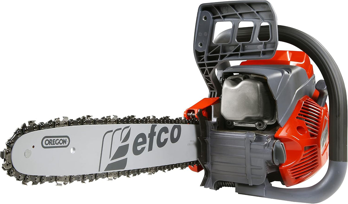 efco Kettensäge, 8 Zoll, 40 cm, Rot/Grau, MT4110 für den intensiven Gebrauch 39 cc, 6 PS, Schwert, Schnitt und mittlere Federung