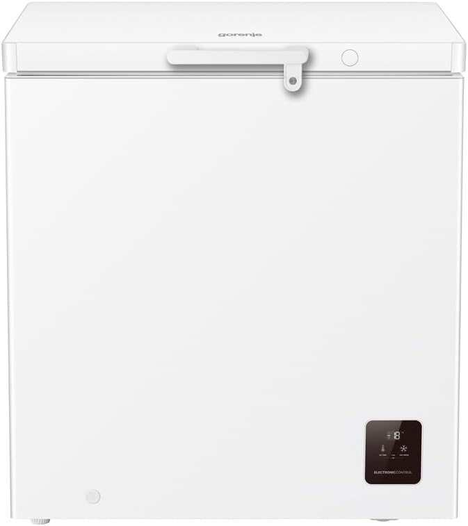Gorenje Gefriertruhe, 78,7×85,8×55,9 cm, 198 Liter, 78,7 cm, Weiß, FH20E6W5 mit Rollen, Breite, Gefrierschutz unten-15℃