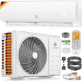 KESSER Split-Klimaanlage, 2,6 kW, Weiß, Split Klimaanlage Set Quick Connect, WiFi & App Klimagerät mit Heizfunktion & Kühlmodus