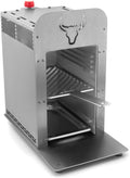 Beeftec Gasgrill, Silber, Original Hotbox, Made in Germany, über 800 Grad Oberhitze- aus Edelstahl, inkl. Grillrost