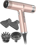 GA.MA ITALY PROFESSIONAL Haartrockner, 1600 W, Schwarz, iQ3 Perfect, Ultraleichter mit 110.000 U/min bürstenlosem Motor