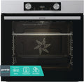 Gorenje Backofen, 77 Liter, 60CM, Schwarz/Silber, BOP6737E02XK Einbau, Heißluft, EcoClean-Email, Air Fry, Aushängbare Glas- tür